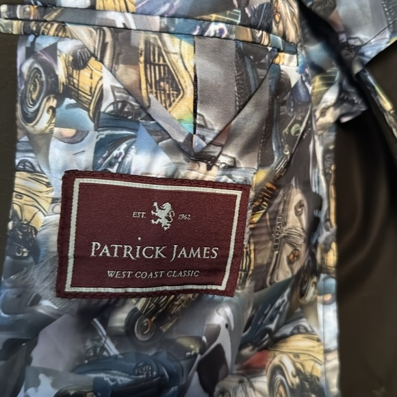 Patrick James •West Coast Classic• olive green jacket, size 44R - Picture 4 of 6